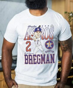 Official Houston Alex Bregman Caricature Baseball Shirt