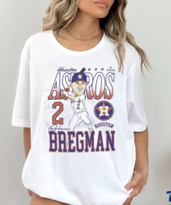 Official Houston Alex Bregman Caricature Baseball Shirt