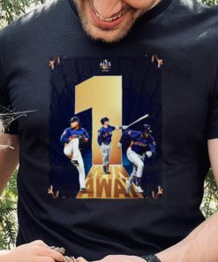 Official Houston Astros 2022 ALCS 1 Win Away shirt