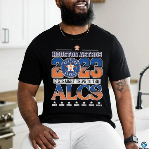 Official Houston Astros 2023 7 Straight trips to the Alcs Shirt