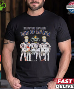 Official Houston Astros End Of An Era 2025 Minute Maid Signatures Shirt