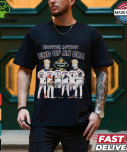 Official Houston Astros End Of An Era 2025 Minute Maid Signatures Shirt
