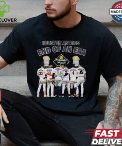Official Houston Astros End Of An Era 2025 Minute Maid Signatures Shirt