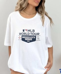 Official Houston Astros vs. Colorado Rockies 2024 MLB World Tour Mexico City Series Matchup T Shirt