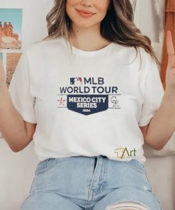 Official Houston Astros vs. Colorado Rockies 2024 MLB World Tour Mexico City Series Matchup T Shirt