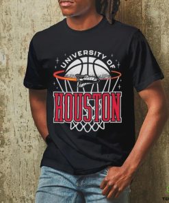 Official Houston Cougars Basketball Retro Rocket T shirt