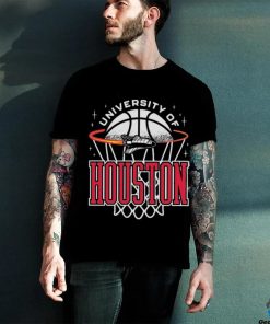 Official Houston Cougars Basketball Retro Rocket T shirt 3 Official Houston Cougars Basketball Retro Rocket T shirt