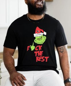 Official Houston Texans Santa Grinch F The Rest T shirt