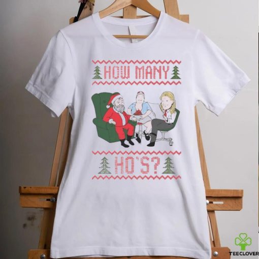 Official How Many Ho’s Ugly Merry Christmas 2023 Shirt