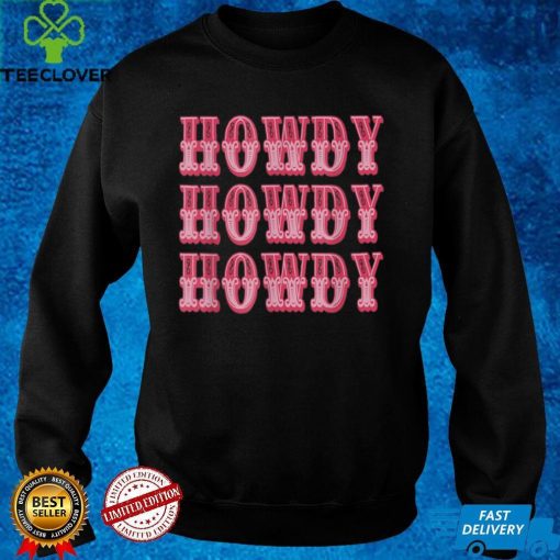 Official Howdy Space Cowgirl T Shirt