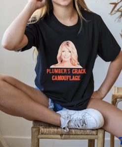 Official Humor Plumber Crack Camouflage Shirt