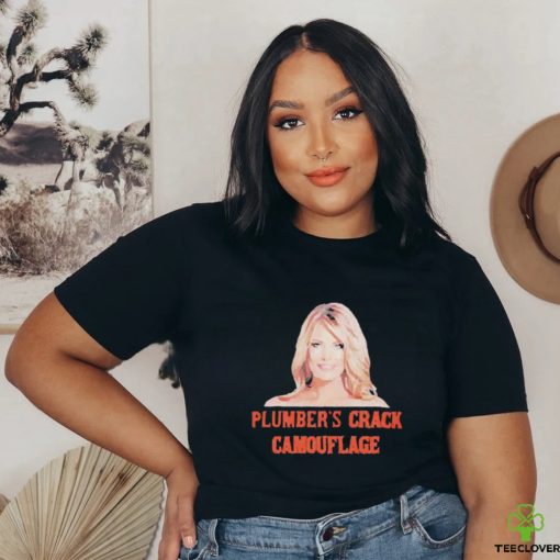 Official Humor Plumber Crack Camouflage Shirt