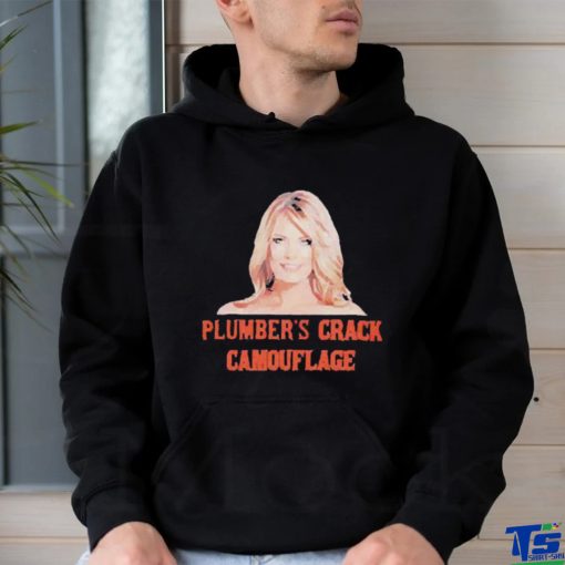 Official Humor Plumber Crack Camouflage Shirt
