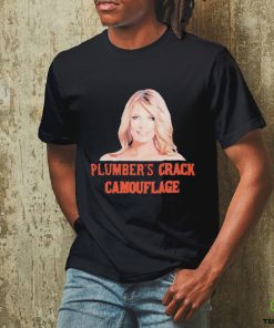 Official Humor Plumber Crack Camouflage Shirt