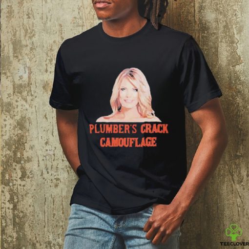 Official Humor Plumber Crack Camouflage Shirt