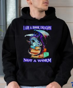 Official I Am A Book Dragon Not A Worm Shirt