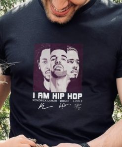 Official I Am Hip Hop Kendrick Lamar Drake And J. Cole Signatures Shirt