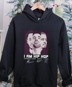 Official I Am Hip Hop Kendrick Lamar Drake And J. Cole Signatures Shirt