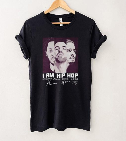 Official I Am Hip Hop Kendrick Lamar Drake And J. Cole Signatures Shirt