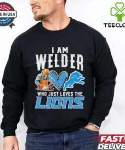 Official I Am Welder Who Just Loves The Detroit Lions T shirts