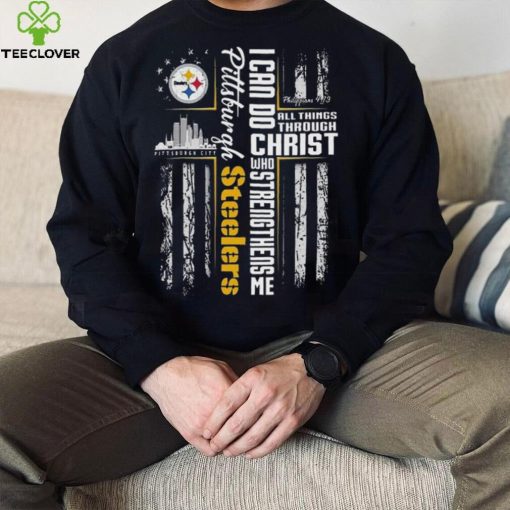 Official I Can Do All Things Through Christ Pittsburgh Steelers T Shirt