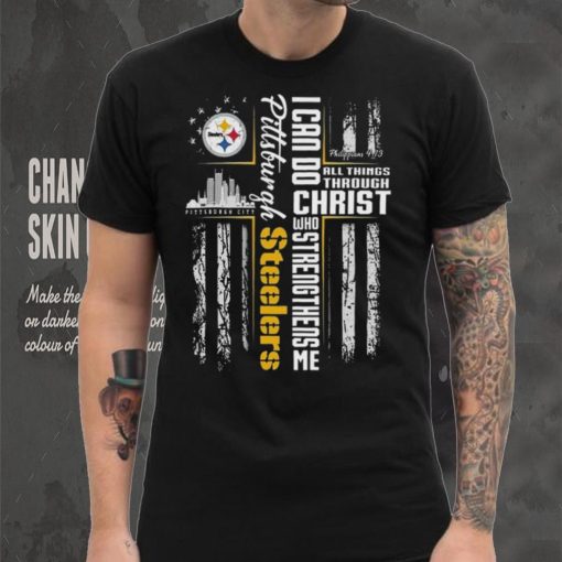 Official I Can Do All Things Through Christ Pittsburgh Steelers T Shirt