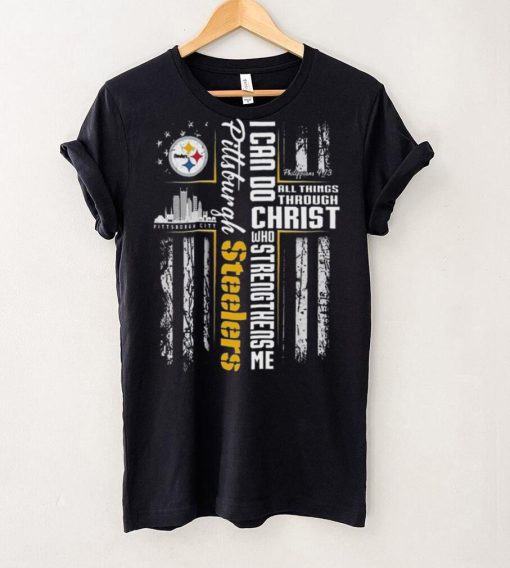 Official I Can Do All Things Through Christ Pittsburgh Steelers T Shirt