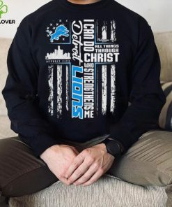 Official I Can Do All Things Through Christ Who Strengthen Me Detroit Lions Shirt