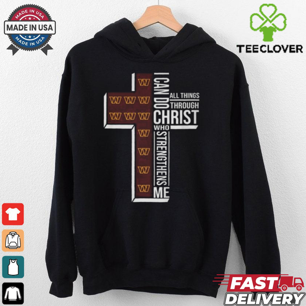 Official I Can Do All Things Through Christ Who Strengthen Me Washington Commanders T Shirt Official I Can Do All Things Through Christ Who Strengthen Me Washington Commanders T Shirt