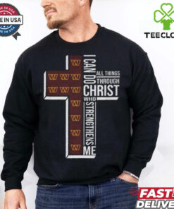 Official I Can Do All Things Through Christ Who Strengthen Me Washington Commanders T Shirt