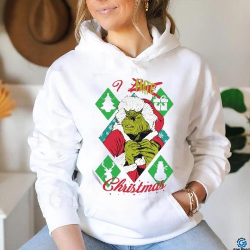 Official I Hate Xmas Vintage Christmas Grinch Shirt