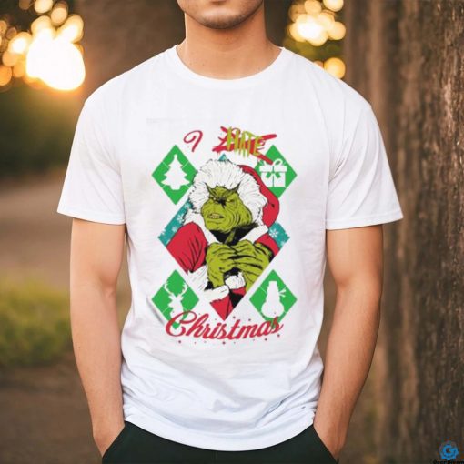 Official I Hate Xmas Vintage Christmas Grinch Shirt