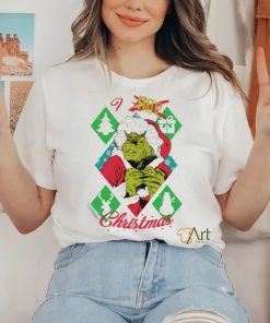 Official I Hate Xmas Vintage Christmas Grinch Shirt