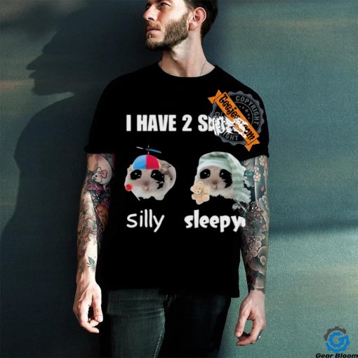 Official I Have 2 Sides Silly Sleepy Shirt