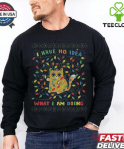 Official I Have No Idea What I Am Doing Cat Ugly Christmas Shirt