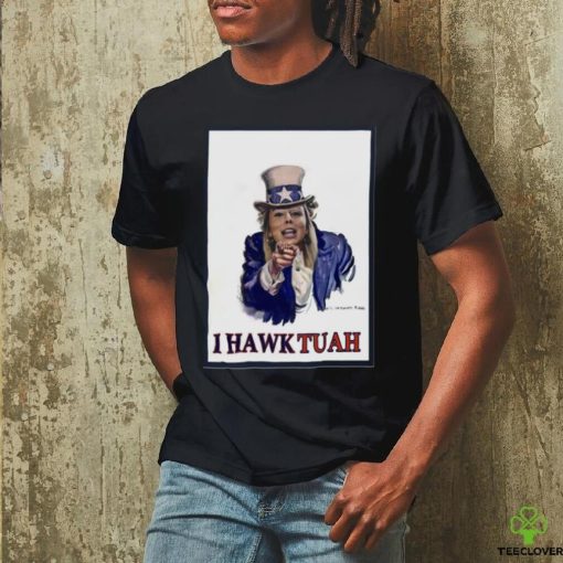 Official I Hawk Tuah 24 Posters T Shirt