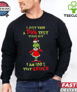 Official I Just Took A DNA Test I’m 100_ That Grinch Merry Christmas 2024 Shirt
