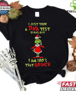 Official I Just Took A DNA Test I’m 100_ That Grinch Merry Christmas 2024 Shirt
