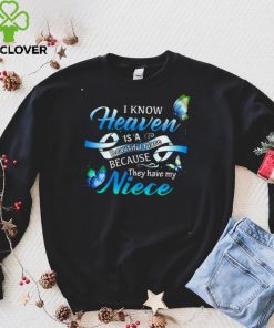 Official I Know Heaven Is A Beautiful Place Because They Have My Niece Shirt hoodie, sweater