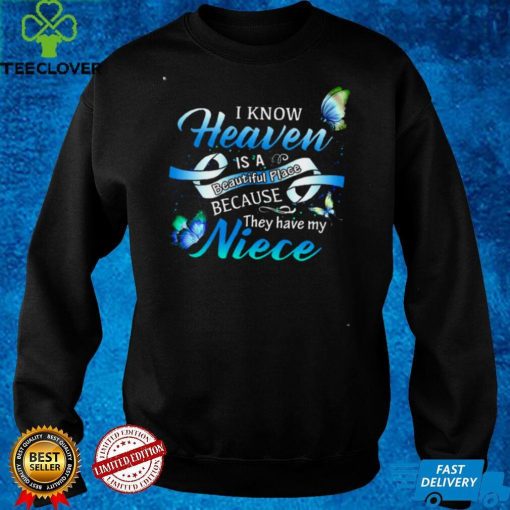 Official I Know Heaven Is A Beautiful Place Because They Have My Niece Shirt hoodie, sweater