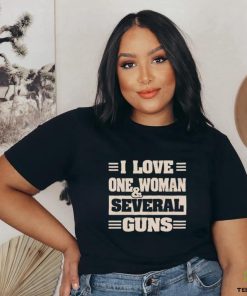 Official I Love One Woman And Several Guns Shirt