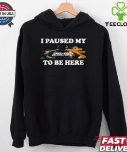 Official I Paused My Call Of Duty Black Ops 6 To Be Here Shirt