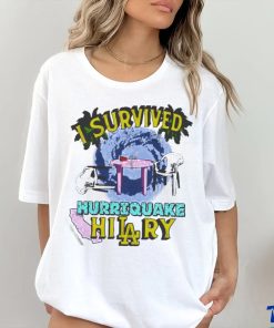 Official I Survived Hurriquake Hilary Shirt