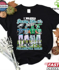 Official I Wanna Party Like It’s 2017 Philadelphia Eagles Signatures Shirt