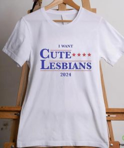 Official I Want Cute Lesbians 2024 Shirt