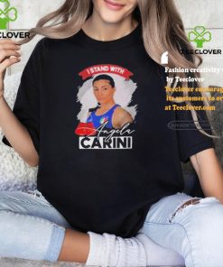 Official I stand with angela aarinI T shirt