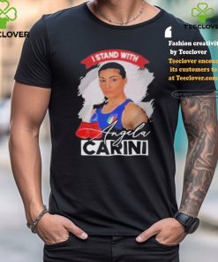 Official I stand with angela aarinI T shirt