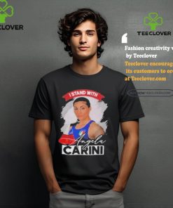 Official I stand with angela aarinI T shirt
