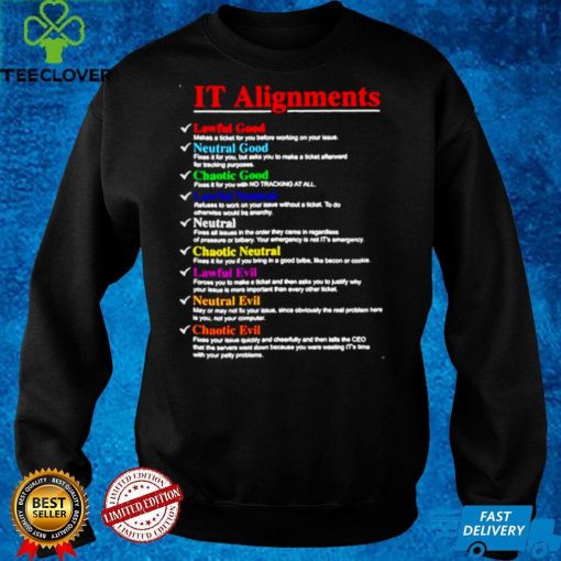 Official IT Alignments hoodie, sweater, longsleeve, shirt v-neck, t-shirt hoodie, sweater