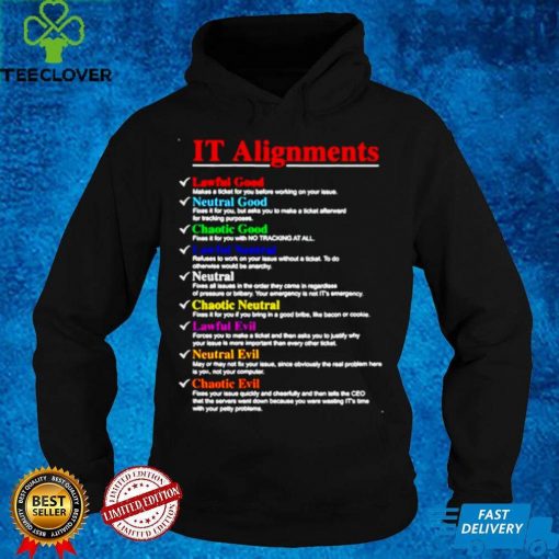 Official IT Alignments hoodie, sweater, longsleeve, shirt v-neck, t-shirt hoodie, sweater